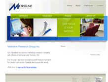 Tablet Screenshot of metroline.ca